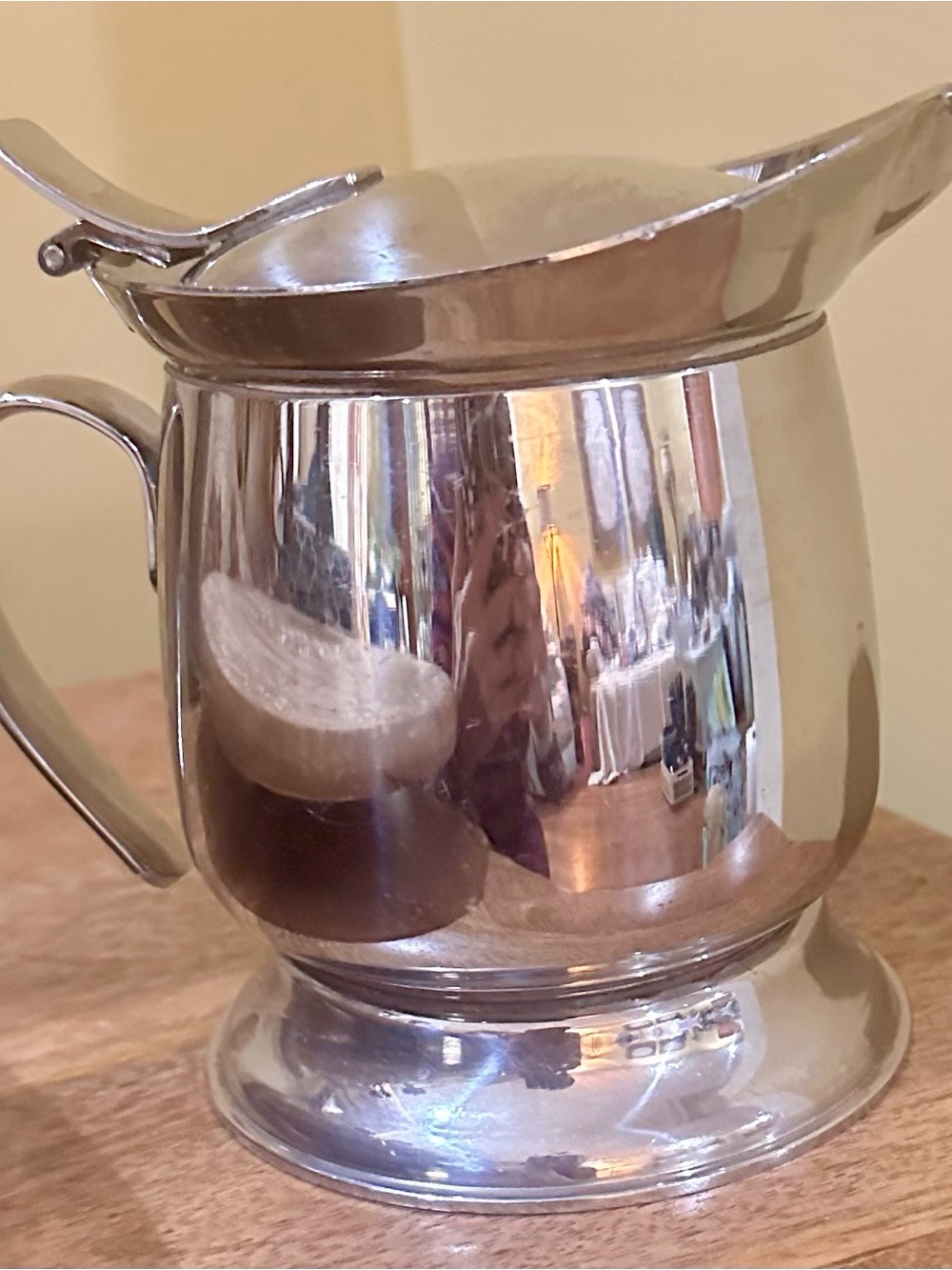 💠Good MEPRA Stainless Steel Creamer “18/10”, Approx 4.5”x4”, 30 Centilitres